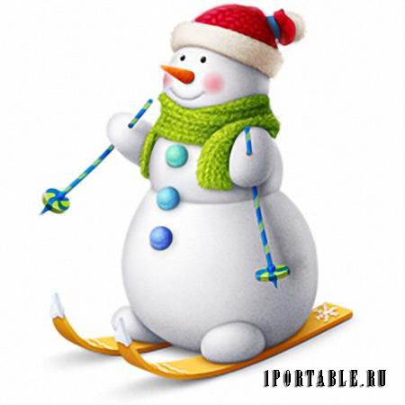 Png для Photoshop - Веселые снеговики