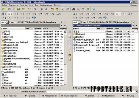 Total Commander 9.11RC1 Portable - популярный файловый менеджер