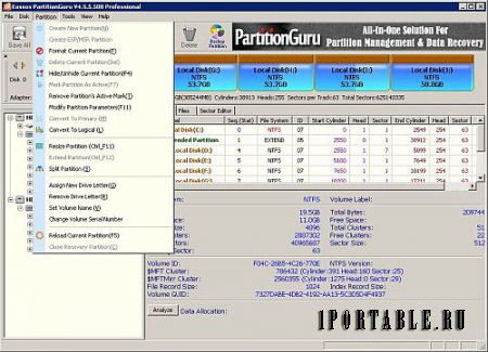 Eassos PartitionGuru Pro 4.9.5.508 En Portable by PortableAppC - продвинутый менеджер жесткого диска