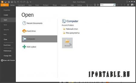 Foxit Reader 9.0.0.29935 En Portable by Baltagy просмотр электронных документов в стандарте PDF