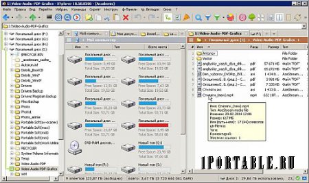 XYplorer 18.50.0300 (Academic) Portable (PortableAppZ) - настраиваемый файловый менеджер