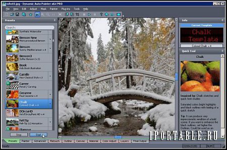 Dynamic Auto-Painter Pro 5.2.0 En Portable by Baltagy - преобразование цифровых изображений в произведения искусства 