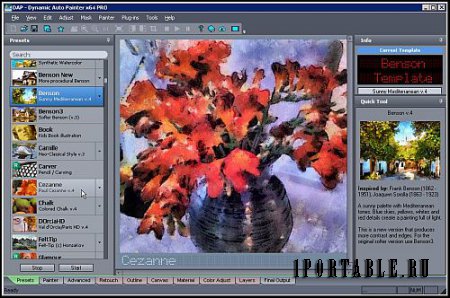 Dynamic Auto-Painter Pro 5.2.0 En Portable by Baltagy - преобразование цифровых изображений в произведения искусства 