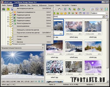 FastStone Image Viewer 6.4 Corporate Portable by elchupakabra - Многофункциональный браузер изображений, конвертер и редактор