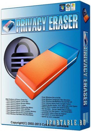 Privacy Eraser Free 4.32.5.2481 Portable (PortableAppZ) - удаление следов работы за компьютером