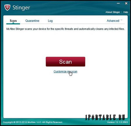 McAfee Labs Stinger 12.1.0.2529 En Portable - удаление компьютерных вирусов