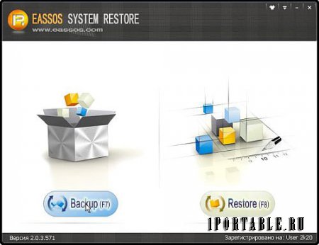 Eassos System Restore 2.0.3.571 Portable - восстановление системы из резервной копии