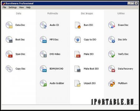 BurnAware Pro 11.1 En Portable by Baltagy - создание, запись компакт дисков 