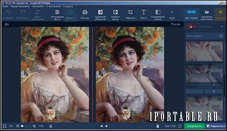 Movavi Photo Editor 5.2.1 Portable – улучшение исходного изображения, удаление ненужных объектов 