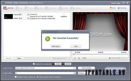 GiliSoft Video Converter 10.2.0 En Portable by PortableAppC - Конвертация видео + видеоплеер