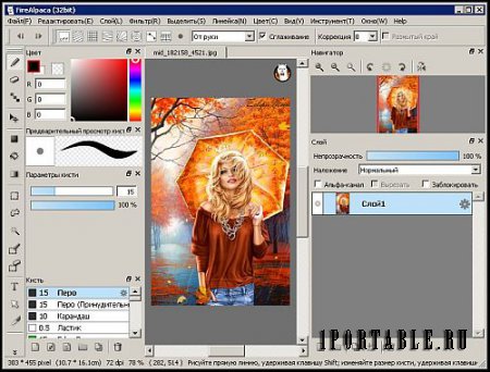 FireAlpaca 2.1.2 Portable by CheshireCat - растровый графический редактор
