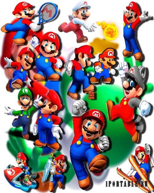 Коллекция Png клип-артов - Супер Марио