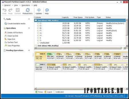 Macrorit Disk Partition Expert 4.9.3 Unlimited Edition En Portable - управление разделами и томами