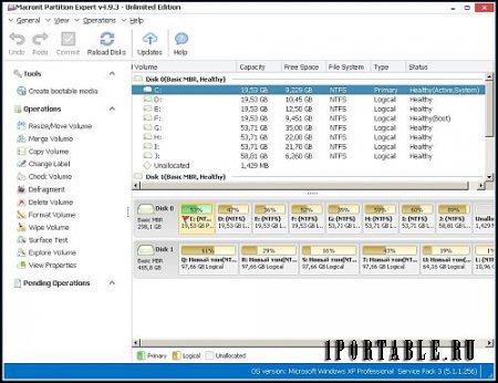 Macrorit Disk Partition Expert 4.9.3 Unlimited Edition En Portable - управление разделами и томами