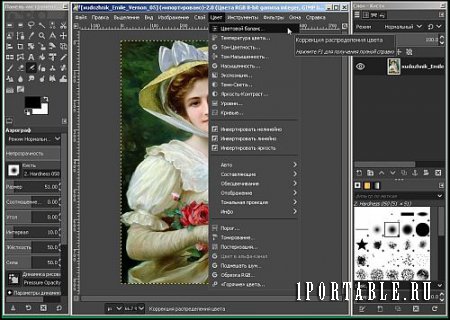 GIMP 2.10.2 Portable + Book by PortableAppZ - графический редактор для цифровых художников
