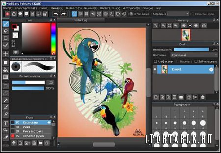 MediBang Paint Pro 16.0 Portable by CheshireCat - графический редактор для цифровой живописи