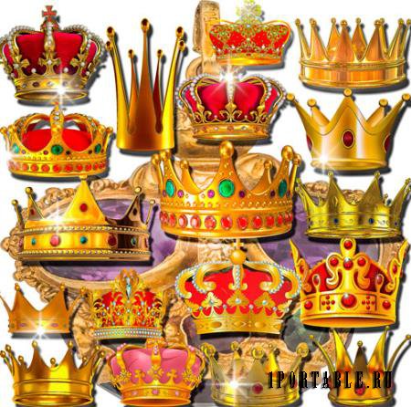 Растровые клипарты - Царские короны