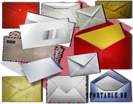 Png клипарты без фона - Почтовые конверты