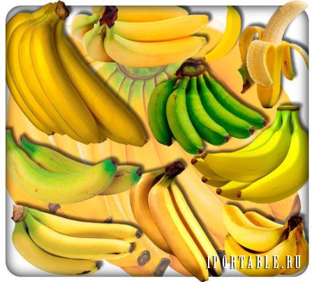 Png клипарты для фоторамки - Африканские бананы