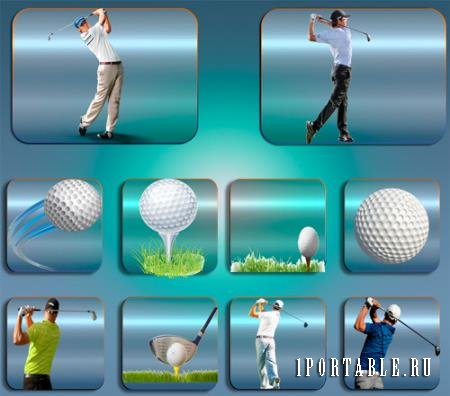 Png прозрачный фон - Игра в гольф