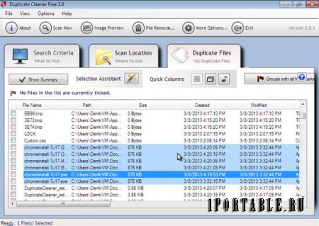 Duplicate Cleaner Free 3.2.3 Eng Portable - поиск и удаление дубликатов