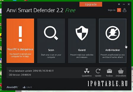Anvi Smart Defender Free 2.2.0 Portable - Антивирус нового поколения с защитой в режиме реального времени