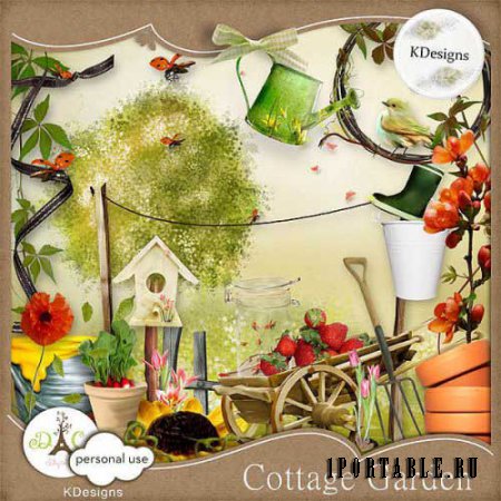 Летний скрап-комплект - Cottage garden 