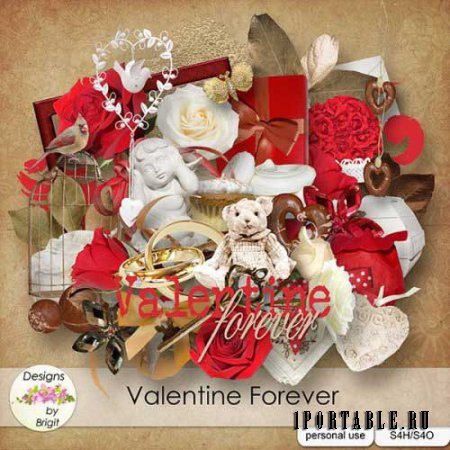 Романтический скрап-комплект - Valentine Forever 