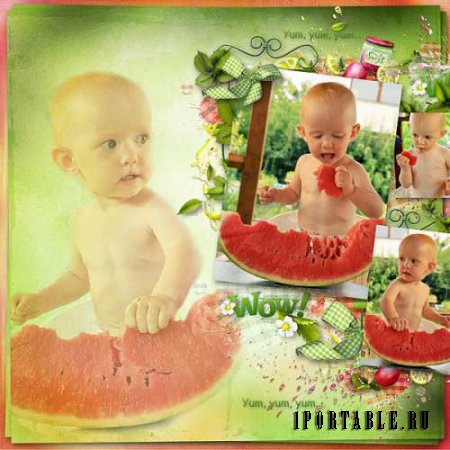 Фруктово-ягодный скрап-набор - Sweet and splashy 