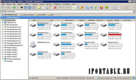 XYplorer 17.60.0100 (Academic) Portable (PortableAppZ) - настраиваемый файловый менеджер