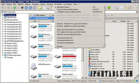 XYplorer 17.80.0000 (Academic) Portable (PortableAppZ) - настраиваемый файловый менеджер