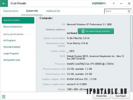 Kaspersky System Checker 1.1.0.228 En Portable