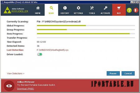 RogueKiller Anti-Malware 12.10.6.0 En Portable - удаление сложных вирусных угроз