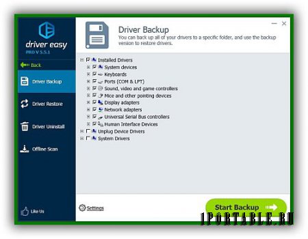 DriverEasy Pro 5.5.1.14322 En Portable by PortableAppZ - подбор актуальных версий драйверов