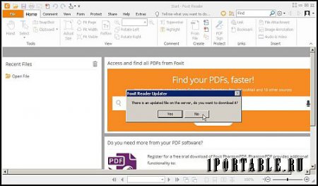 Foxit Reader 9.1.0.5096 Portable by PortableApps - просмотр электронных документов в стандарте PDF